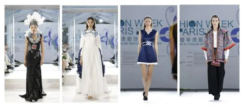 非遺新姿 中國(guó)楚雄彝族刺繡閃耀巴黎時(shí)裝周